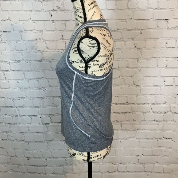 Brooks / Racer Back Tank Top / gray / size XS - Picture 4 of 7